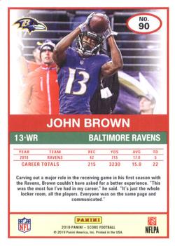 2019 Score #90 John Brown Back