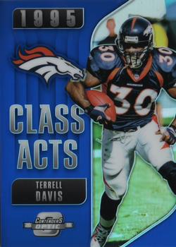 2018 Panini Contenders Optic - Class Acts Blue #CA-TD Terrell Davis Front