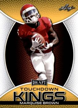 2019 Leaf Draft - Gold #89 Marquise Brown Front