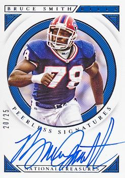 2018 Panini National Treasures - Peerless Signatures #PS-BS Bruce Smith Front