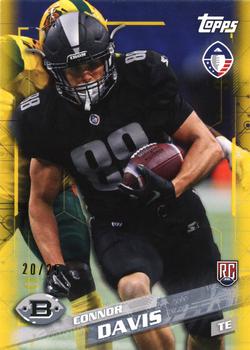 2019 Topps AAF - Gold #155 Connor Davis Front