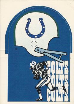 1976 Sunbeam NFL Stand-ups - No Sunbeam Logo #NNO Baltimore Colts Front