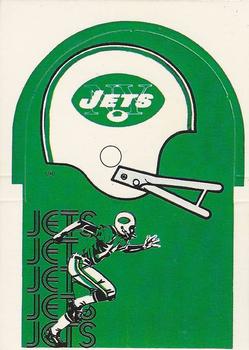 1976 Sunbeam NFL Stand-ups - No Sunbeam Logo #NNO New York Jets Front