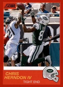2019 Score - Red #157 Chris Herndon IV Front
