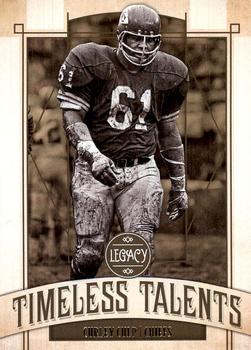 2019 Panini Legacy - Timeless Talents #TT-CC Curley Culp Front