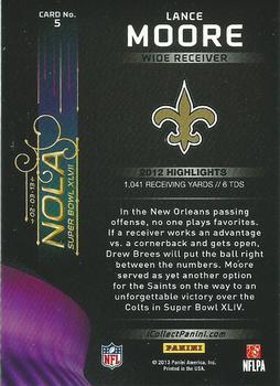 2013 Super Bowl XLVII NFL Experience #5 Lance Moore Back