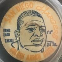 1962 Golden Arrow Dairy San Diego Chargers Caps #NNO Ernie Ladd Front
