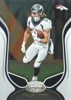 2019 Panini Certified #38 Phillip Lindsay Front