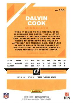 2019 Donruss #155 Dalvin Cook Back