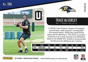 2019 Panini Unparalleled #266 Trace McSorley Back