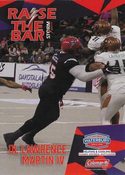 2019 Sioux Falls Storm (IFL) #NNO Lawrence Martin IV Front