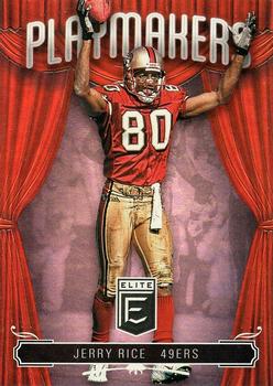 2019 Donruss Elite - Playmakers #PM-20 Jerry Rice Front