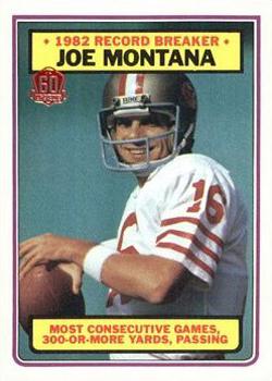 2015 Topps - 60th Anniversary Buybacks Red Stamp #4 Joe Montana Front
