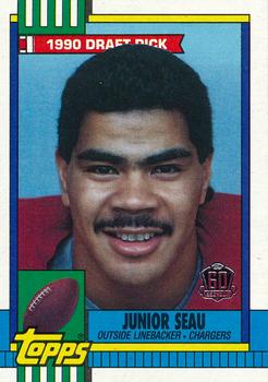 2015 Topps - 60th Anniversary Buybacks Silver Stamp #381 Junior Seau Front