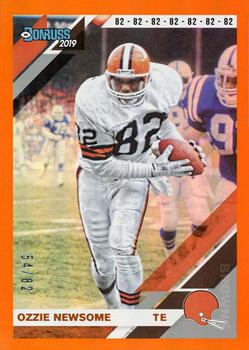 2019 Donruss - Jersey Number #72 Ozzie Newsome Front