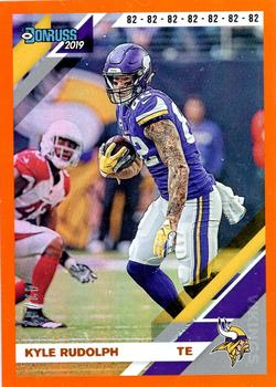 2019 Donruss - Jersey Number #158 Kyle Rudolph Front