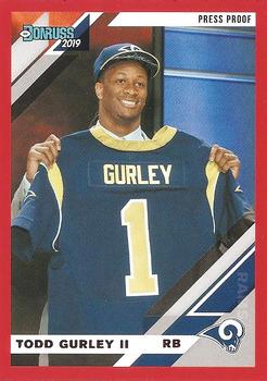 2019 Donruss - Press Proof Red #139V Todd Gurley II Front