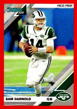 2019 Donruss - Press Proof Red #186 Sam Darnold Front