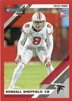 2019 Donruss - Press Proof Red #284 Kendall Sheffield Front