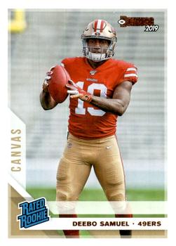 2019 Donruss - Rated Rookies Canvas #317 Deebo Samuel Front