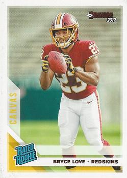 2019 Donruss - Rated Rookies Canvas #332 Bryce Love Front