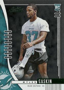 2019 Panini Absolute - Green #169 Myles Gaskin Front
