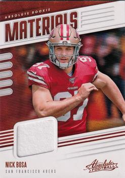 2019 Panini Absolute - Absolute Rookie Materials #RM-31 Nick Bosa Front