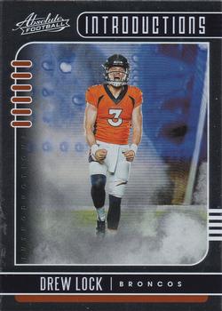 2019 Panini Absolute - Introductions #8 Drew Lock Front