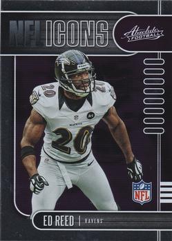 2019 Panini Absolute - NFL Icons #19 Ed Reed Front