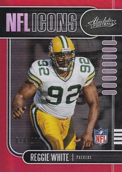 2019 Panini Absolute - NFL Icons Spectrum Red #20 Reggie White Front