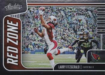 2019 Panini Absolute - Red Zone #1 Larry Fitzgerald Front