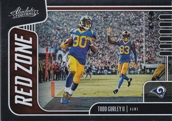 2019 Panini Absolute - Red Zone #2 Todd Gurley II Front