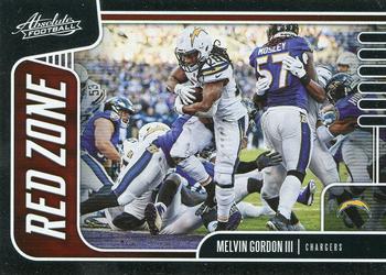 2019 Panini Absolute - Red Zone #15 Melvin Gordon III Front