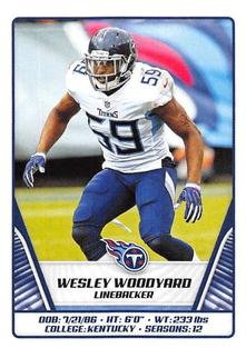 2019 Panini Stickers #220 Wesley Woodyard Front