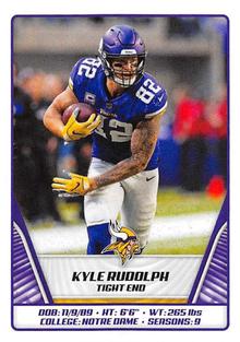 2019 Panini Stickers #407 Kyle Rudolph Front