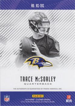 2019 Panini Illusions - Rookie Signs Orange #RS-TRS Trace McSorley Back