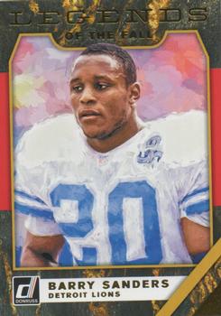 2019 Donruss - Legends of the Fall Red #LF-20 Barry Sanders Front