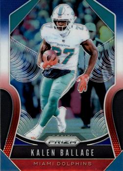 2019 Panini Prizm - Red White and Blue #14 Kalen Ballage Front