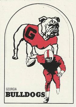1976 Sunbeam SEC Stand-ups #NNO Georgia Bulldogs Front