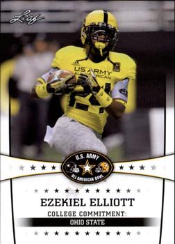 2013 Leaf U.S. Army All-American Bowl Retail #31 Ezekiel Elliott Front