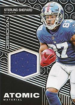2019 Panini Obsidian - Atomic Material #AM-17 Sterling Shepard Front