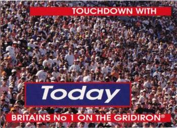 1991 Pro Set - UK Promotional Sets Header Cards #NNO The Quarterback Collection 91-92 Back