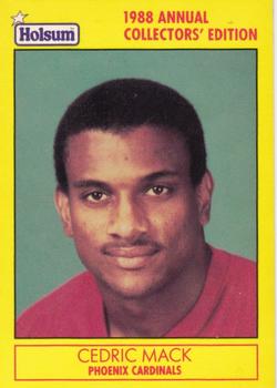 1988 Holsum Phoenix Cardinals #5 Cedric Mack Front