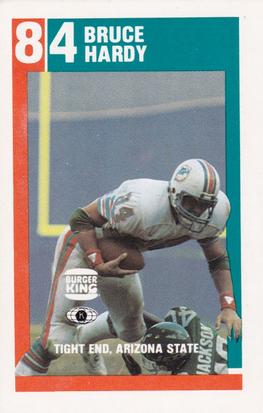 1983 Miami Dolphins Police #8 Bruce Hardy Front
