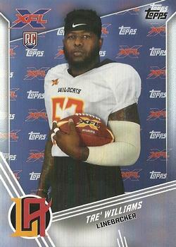 2020 Topps XFL #155 Tre’ Williams Front