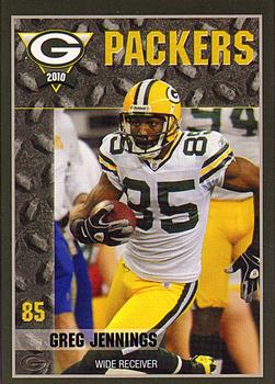 2010 Green Bay Packers Police - Larry Fritsch Cards, Stevens Point and Town of Hull FD #5 Greg Jennings Front