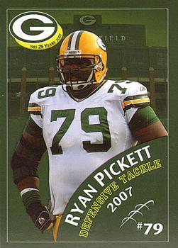 2007 Green Bay Packers Police - Larry Fritsch Cards, Stevens Point and Town of Hull FD #14 Ryan Pickett Front