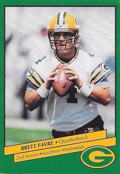 1992 Green Bay Packers Police - Pillsbury / Green Giant, Your Local Law Enforcement Agency #14 Brett Favre Front