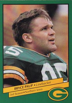 1992 Green Bay Packers Police - WIXK Radio - New Richmond, New Richmond Police Department #15 Bryce Paup Front