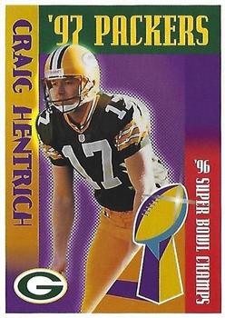 1997 Green Bay Packers Police - University of Wisconsin Dept of Police and Security #17 Craig Hentrich Front